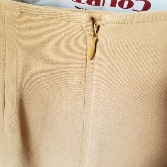 Vintage Liz Claiborne lizsport skirt size 8 beige/tan - Picture 3 of 10
